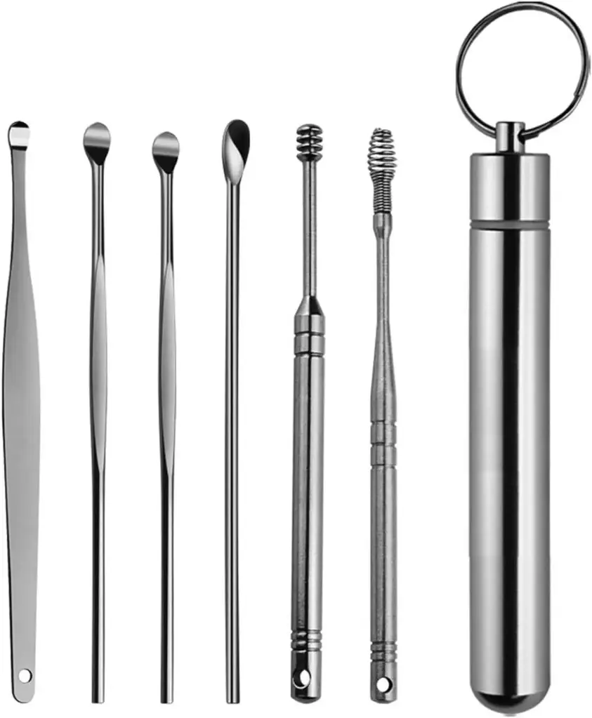 6 in 1 Steel Ear Cleaner Kit