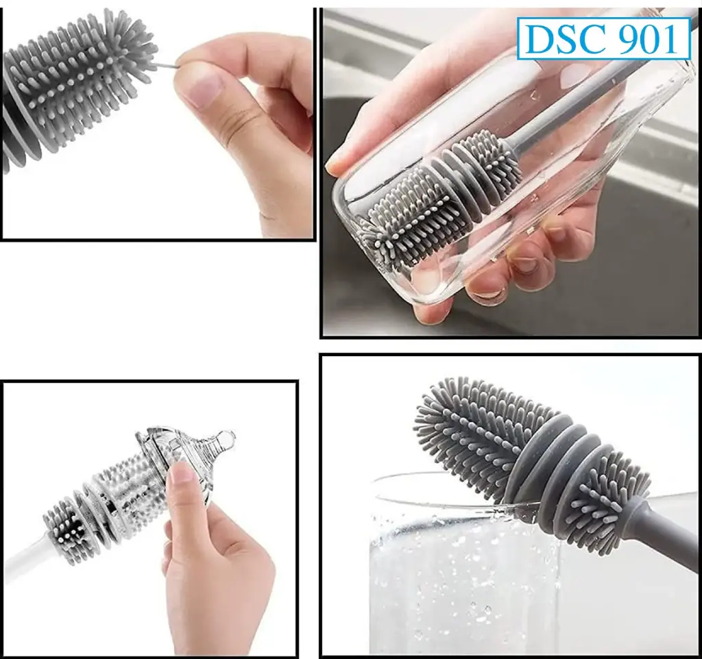 Heavy Silicone Bottle Brush