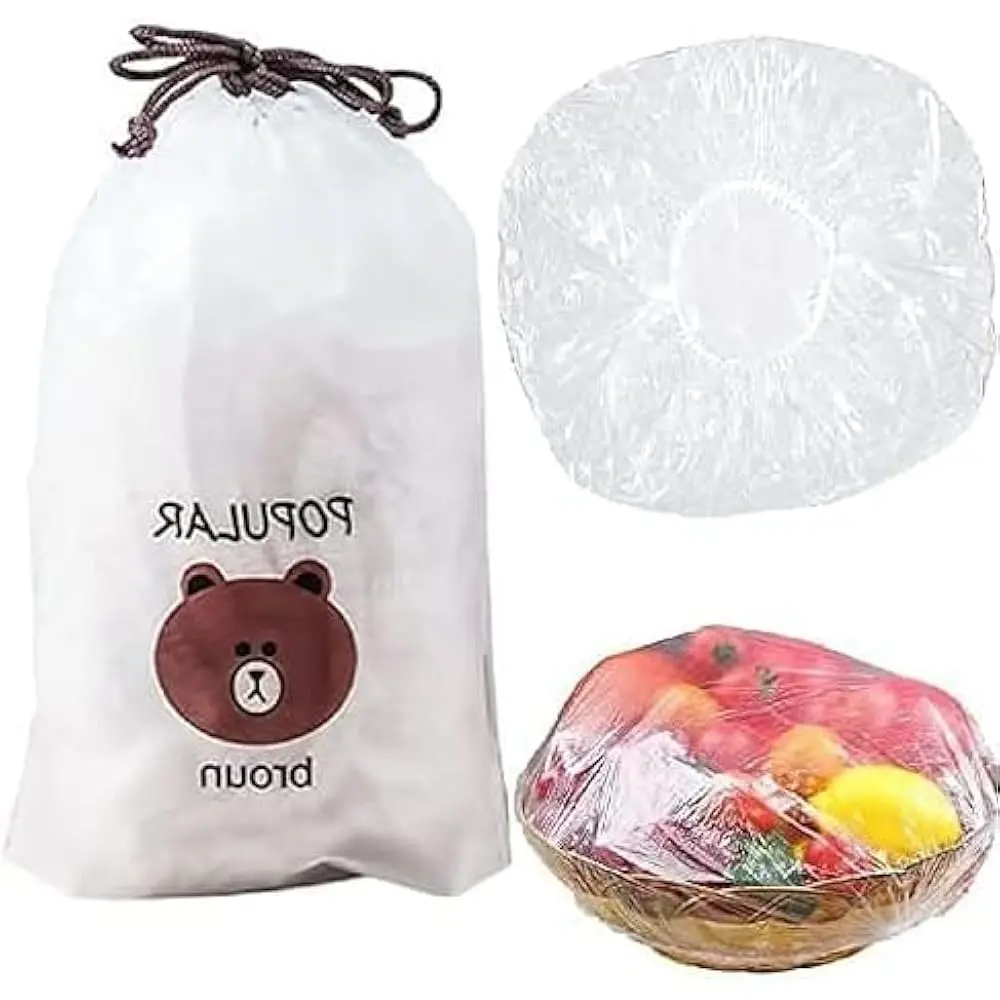 100pcs Plastic Bags Food Cover 