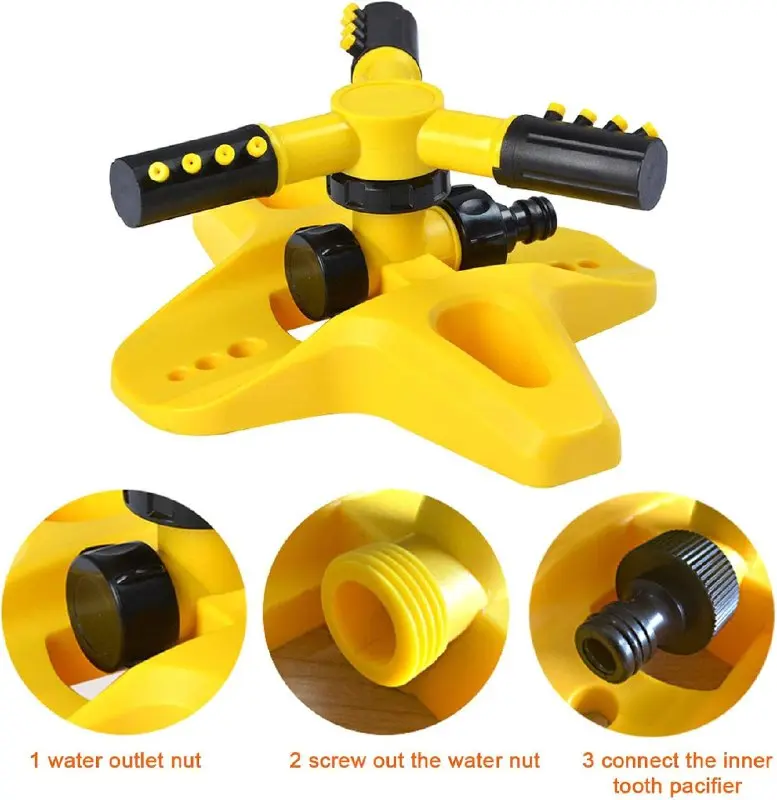 Garden Sprinkler Yellow 