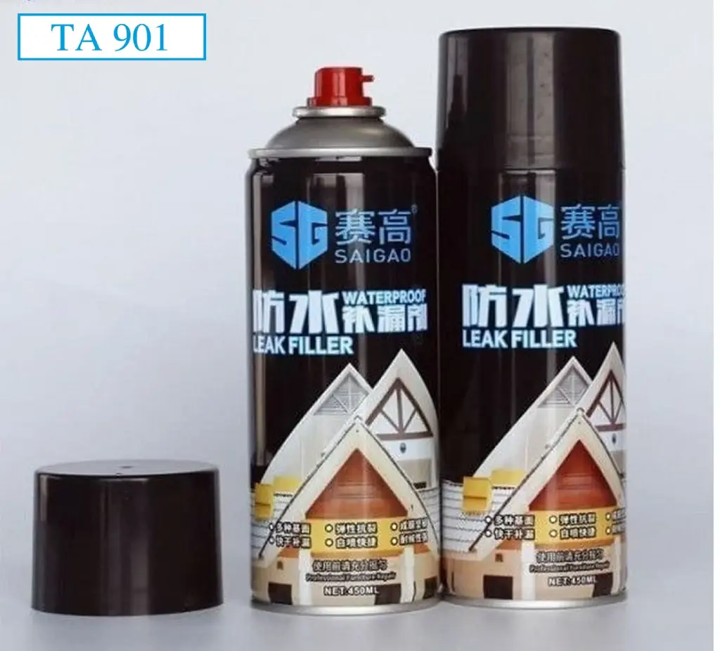 Waterproof Leak Filler Spray Black